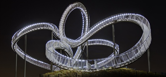 Looping bei Nacht